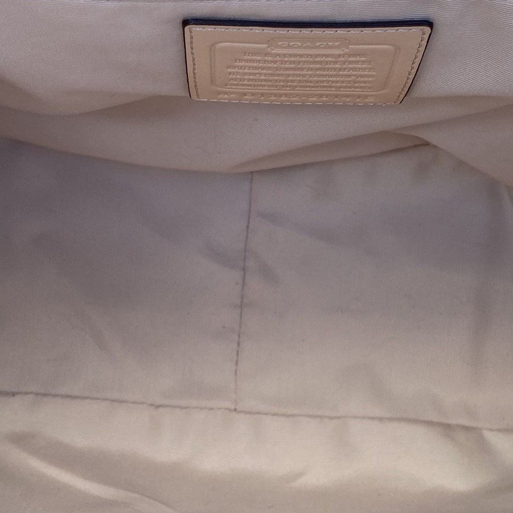 Coach Metro XL Metallic Tote 26141E with Wristlet/Pouch - Picture 14 of 16